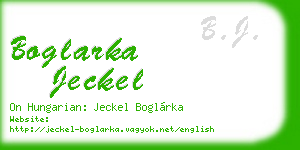 boglarka jeckel business card